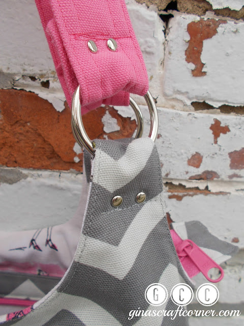 How to add rivets to your handmade handbags by Ginas Craft Corner @ ginascraftcorner.com