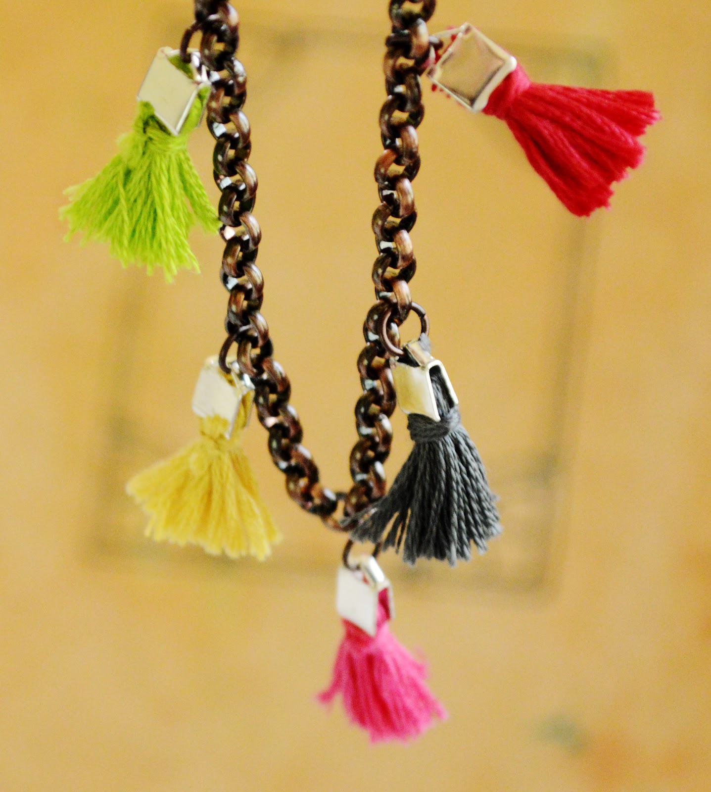 Maize Hutton Tiny Tassel Bracelet DIY