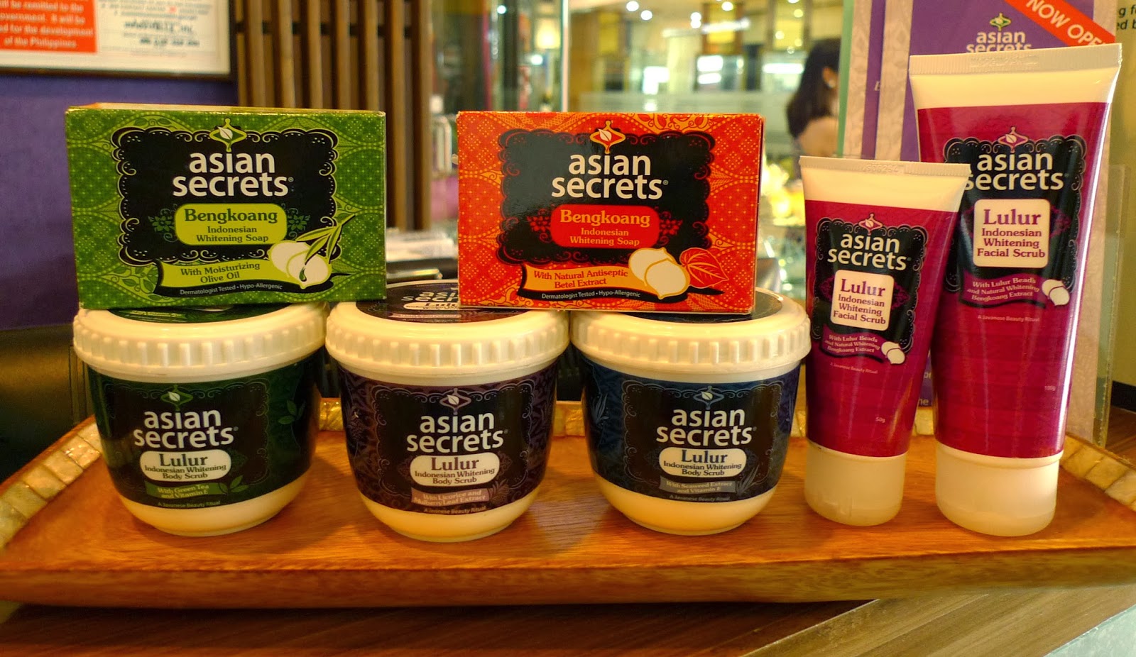 New Asian Secrets Whitening Facial Scrub + Asian Secrets Whitening Spa
