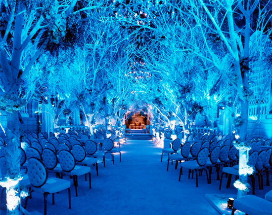 Winter Wedding Theme Silver and Ice Blue Romantic The Best Wedding Ideas