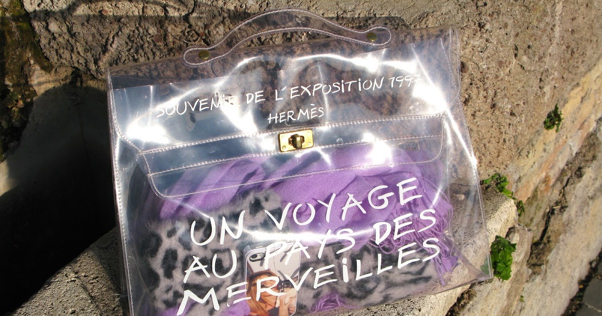 Le Monde Jadore Hermès Plastic Kelly Bag