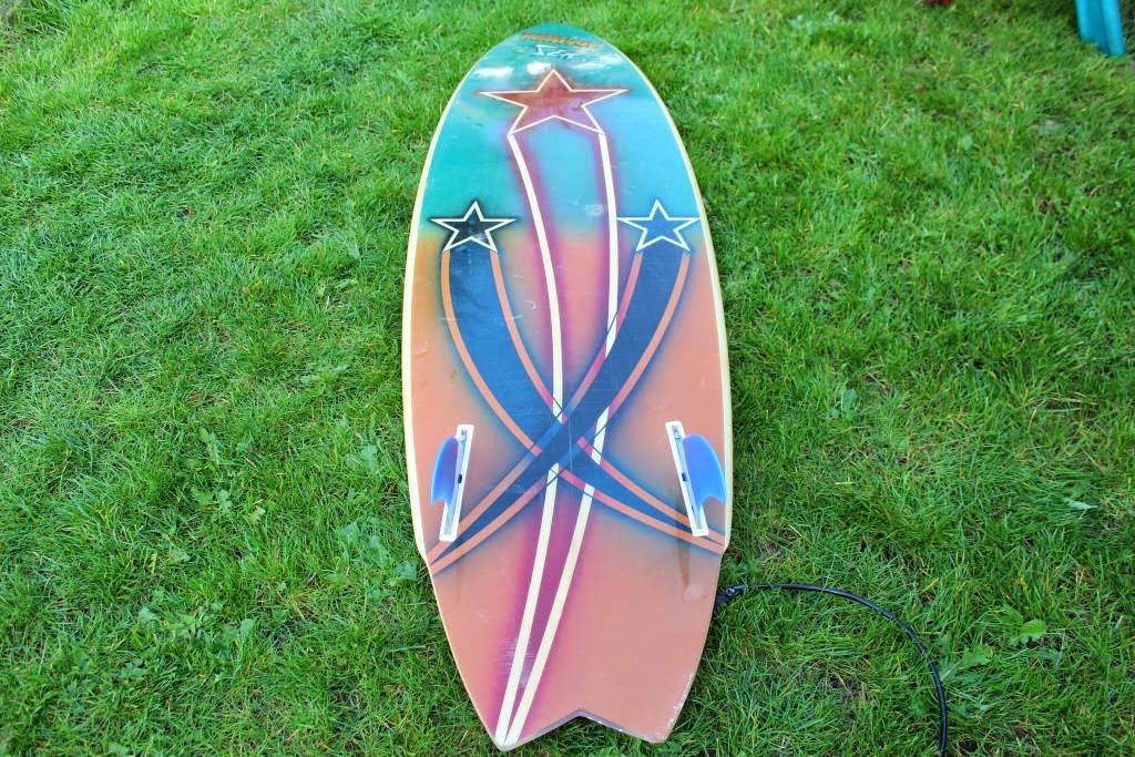 vintage surfboard collector UK Vitamin Sea twin fin by Tad Ciastula