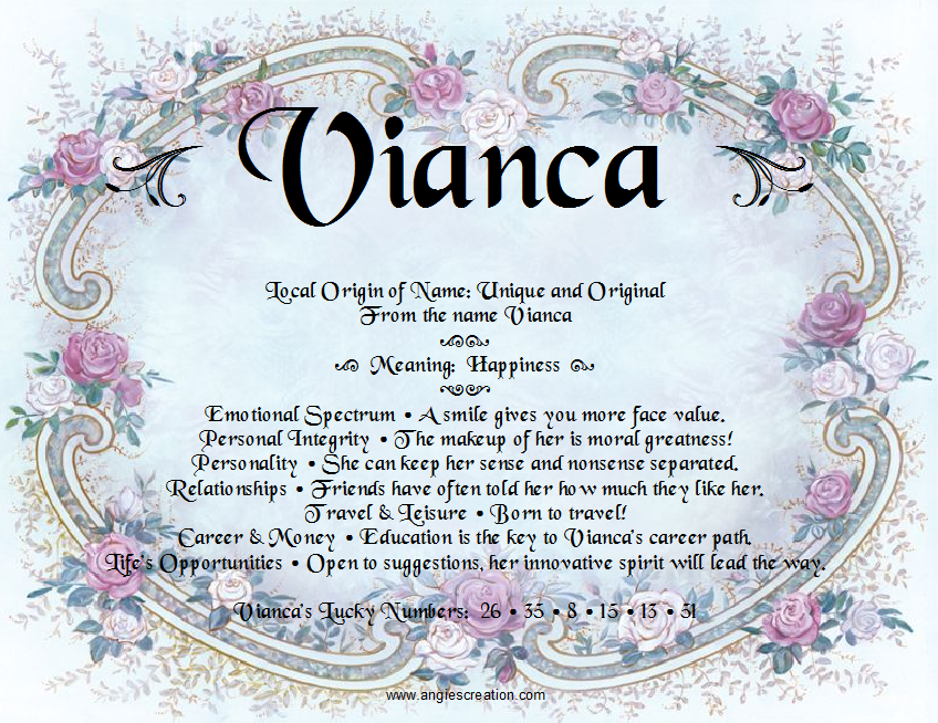 Vianca Unique Names