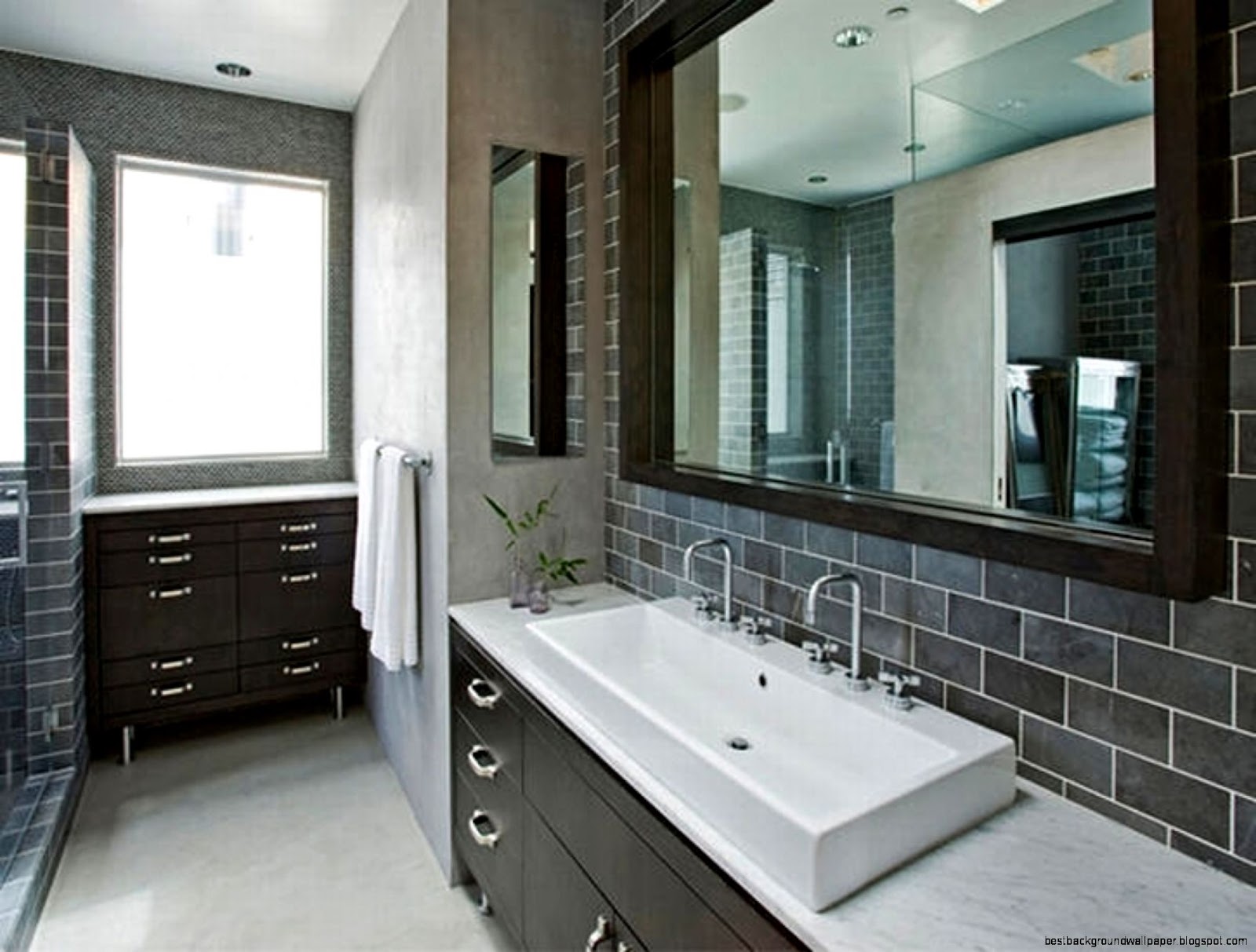 Gray Subway Tile Bathroom Gray Subway Tile Bathroom