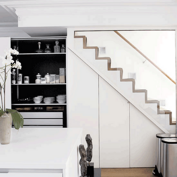 By therese knutsen: staircase storage