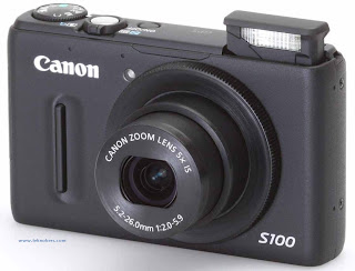 harga dan spesifikasi kamera digital Canon Powershot S100dengan gambar harga kamera Canon Powershot S100, spesifikasi lengkap camdig Canon Powershot S100, fitur kamera digital terbaru, kamera digital ber-GPS, gambar kamera canon