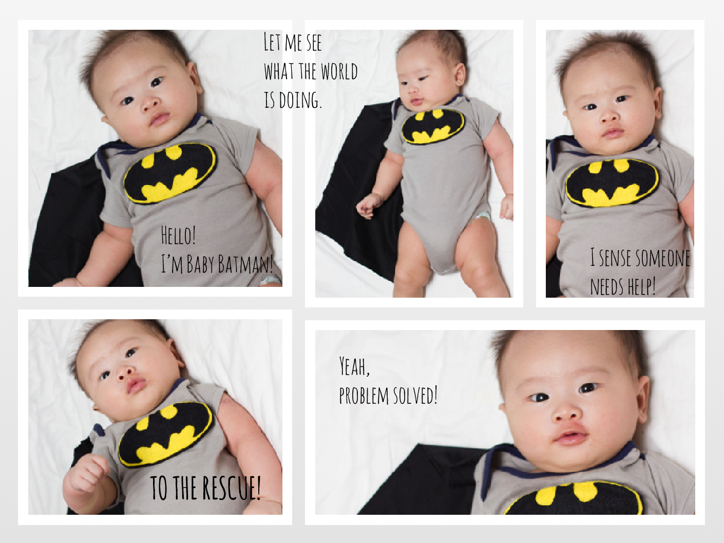 MAKE a good day Return of Baby Batman + DIY Batman costume