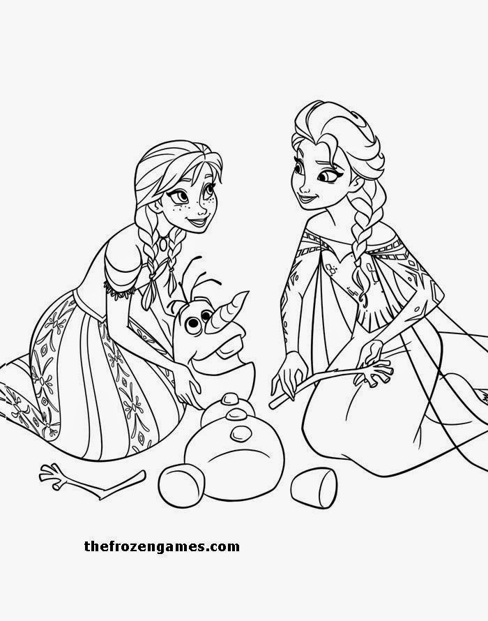 Frozen Coloring Pages: Elsa Anna Olaf Frozen Coloring Page