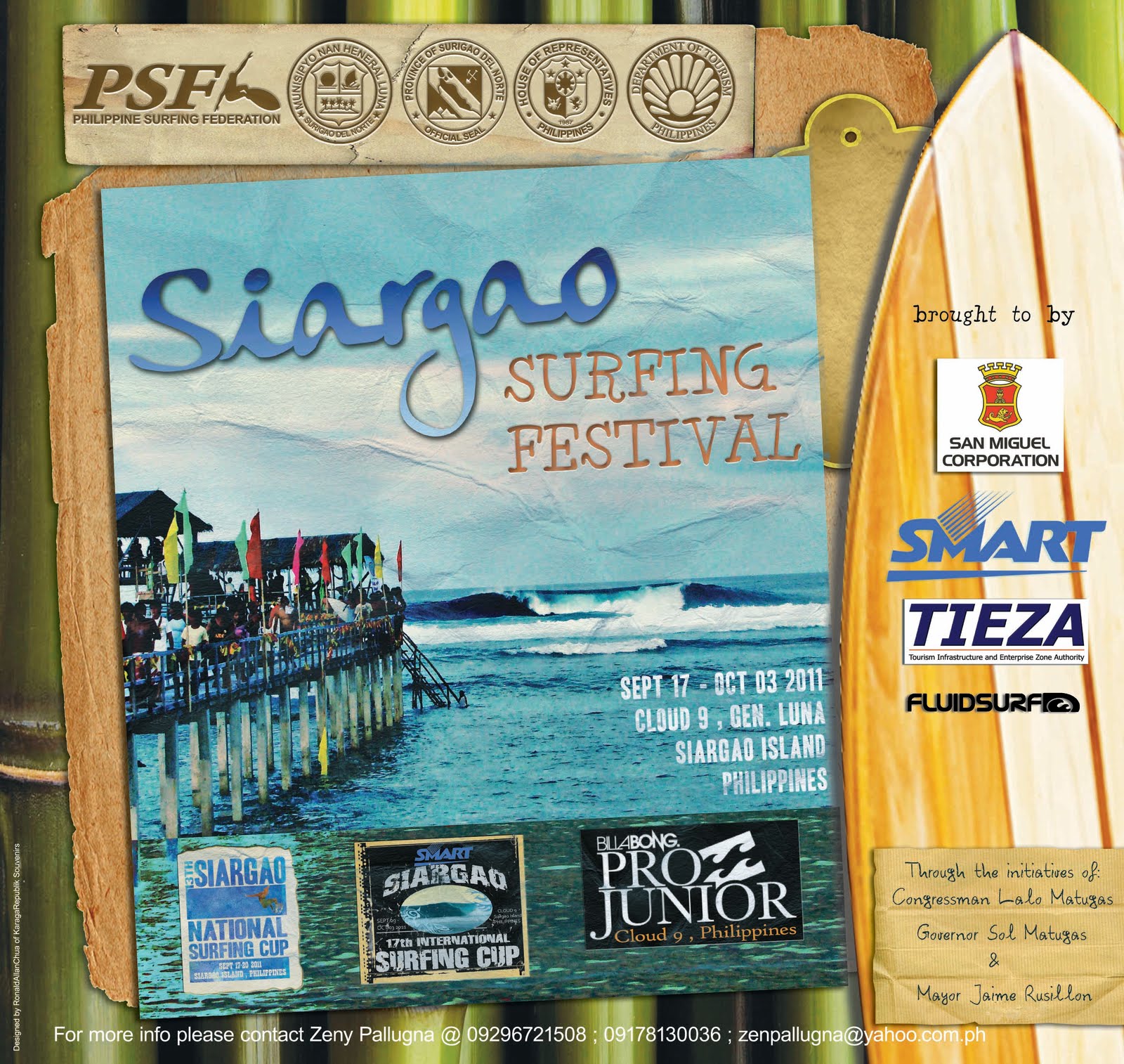 Philippine Surfing Federation Siargao Surfing Festival 2011