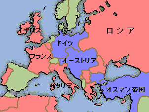 大戦前地図、The map before and behind World War I