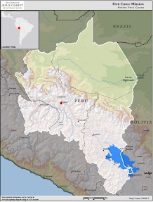 Perú Cusco Mission Map