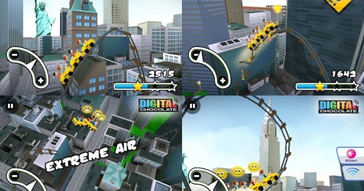 Games Android 3d Rollercoaster Rush New York V1 5 Apk Android