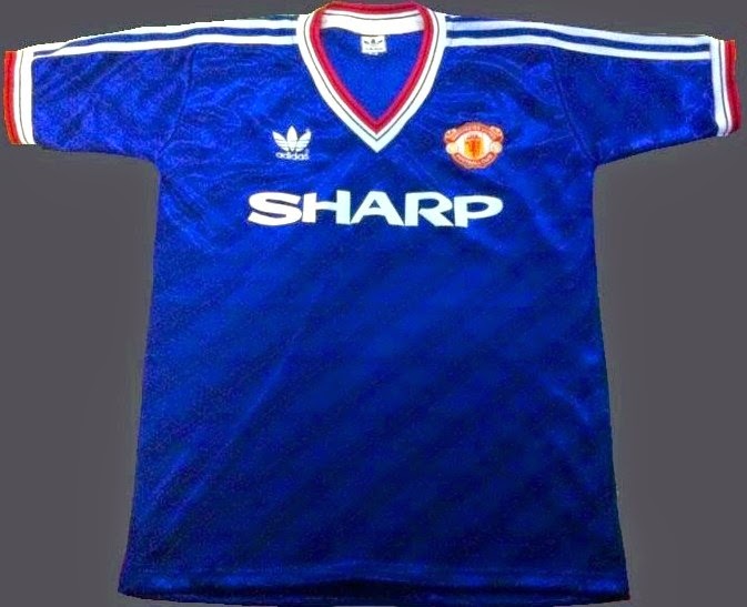 blue man united jersey