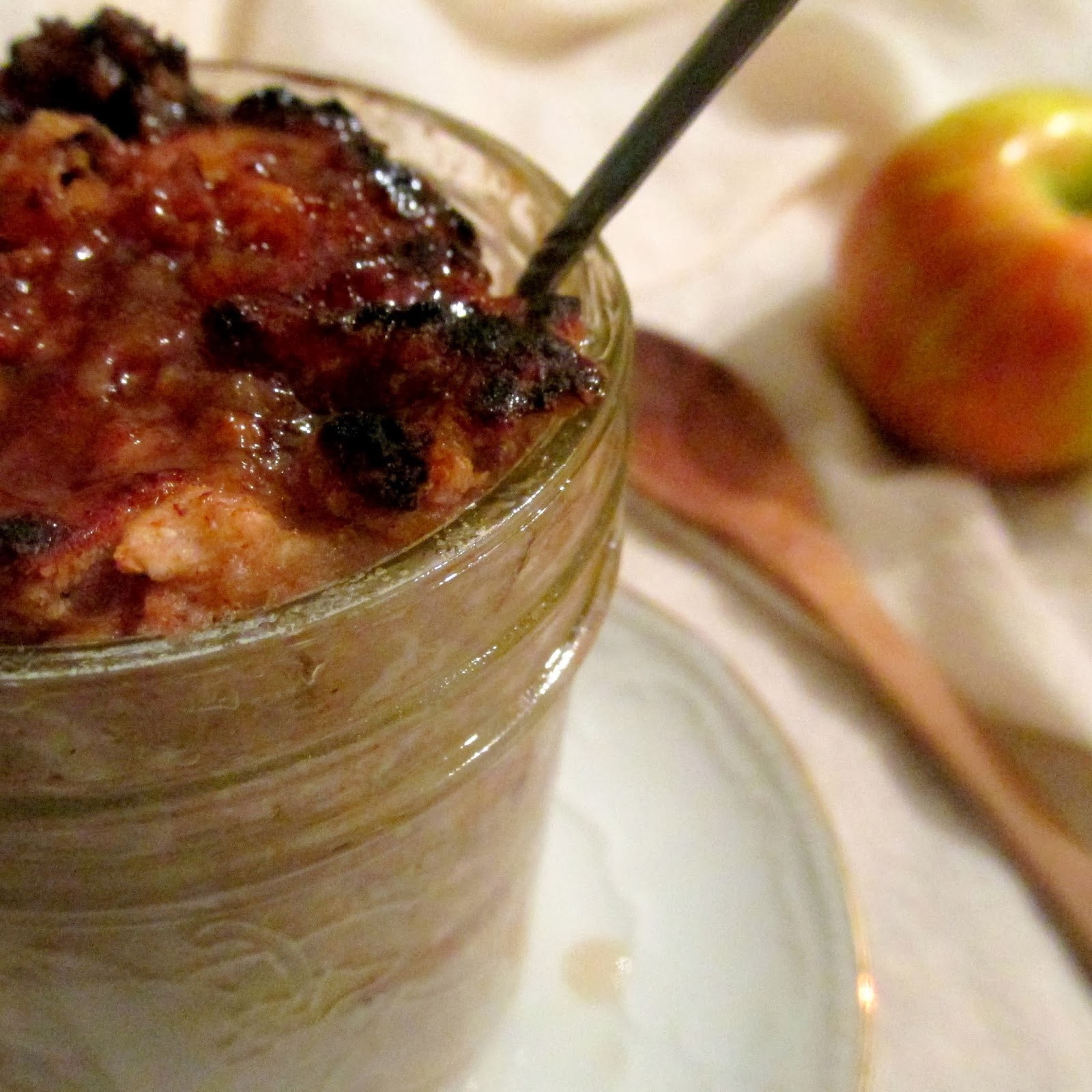 Apple Pie Oatmeal with Bruleed Crust Foodalistic