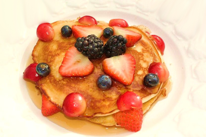 Fruit Buckwheat Pancakes What's Cookin' Italian Style Cuisine