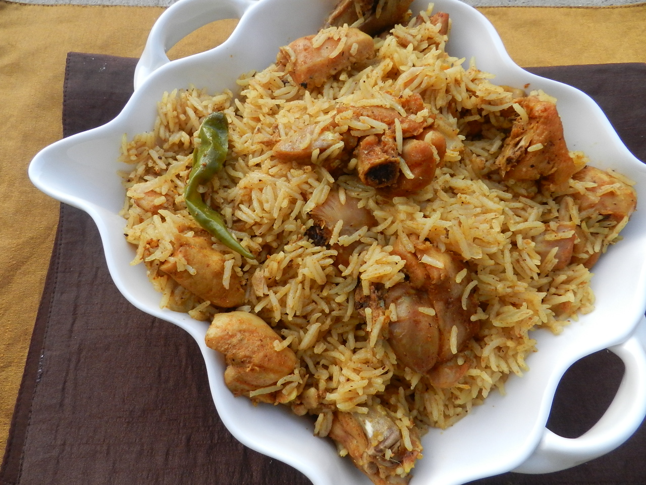 Raajis kitchen Quick and easy Pressure cooker Chicken Biryani