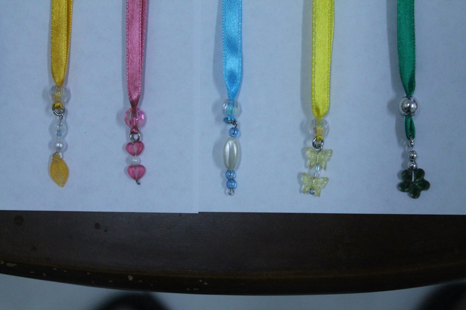 Bzeecrafts Ribbon/Fancy Bookmarks & Charms