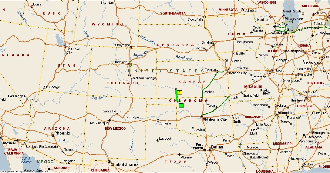 Roving Reports by Doug P 201216 Laverne Oklahoma to Dodge City Kansas