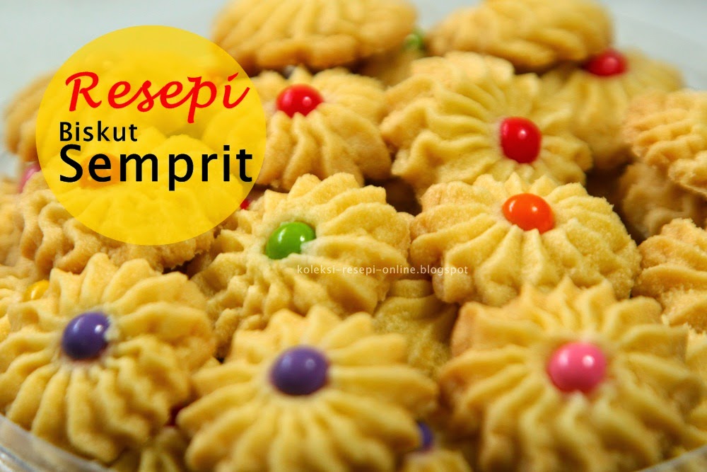 Resepi Biskut Kuih Raya Semprit Simple Koleksi Resepi