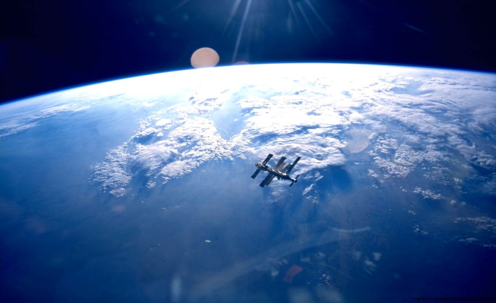 International Space Station Earth International Space Station Earth