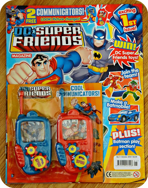 Issue One of DC Super Friends Magazine Comic Batman Superman Green Lantern Flash