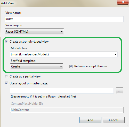 Send Emails from an MVC App using Gmail SMTP