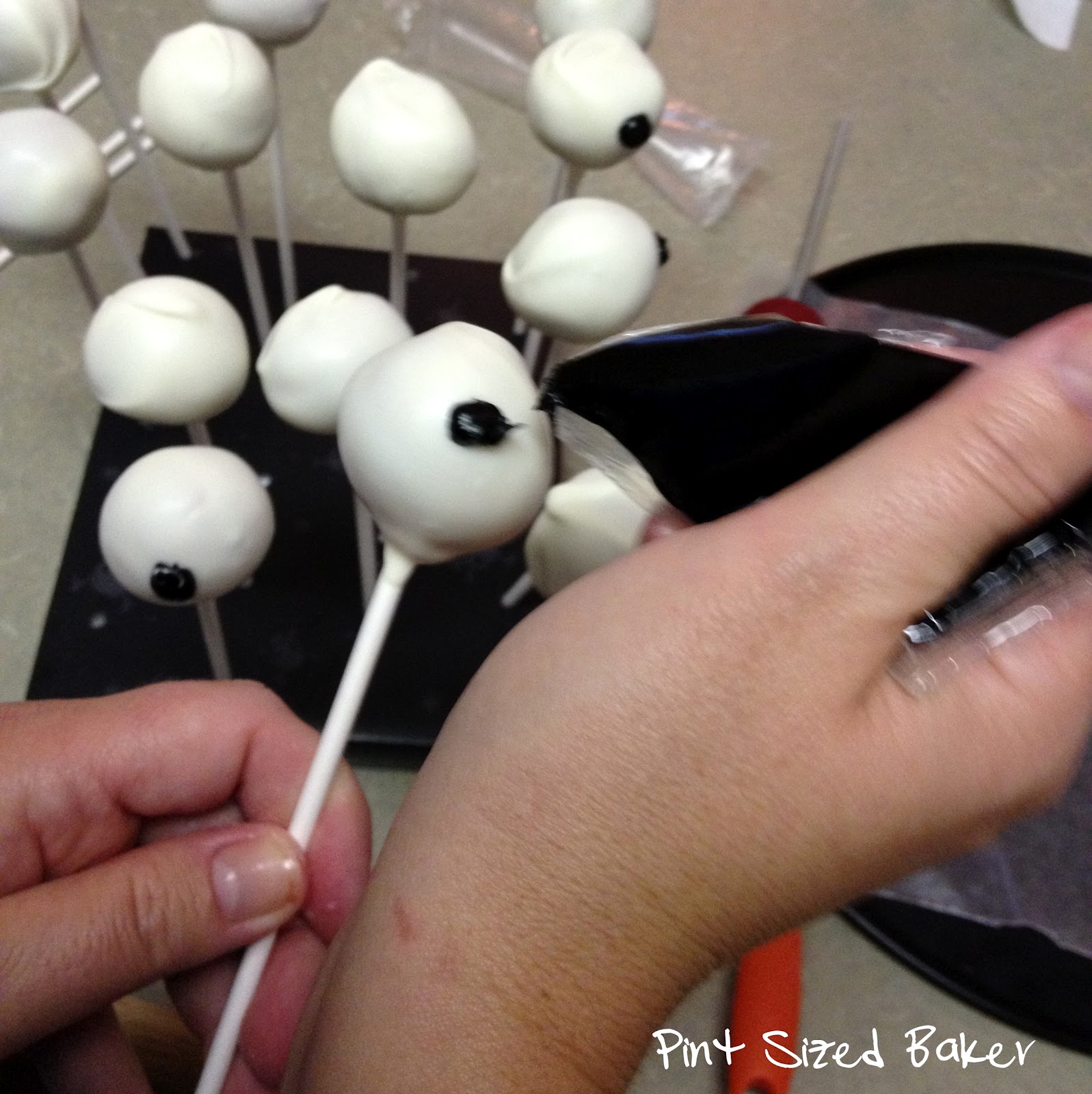 Review of Target's Eerie Eyeball Cake Pop Kit Pint Sized Baker