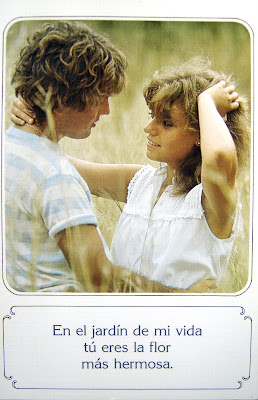 postal retro San Valentín pareja