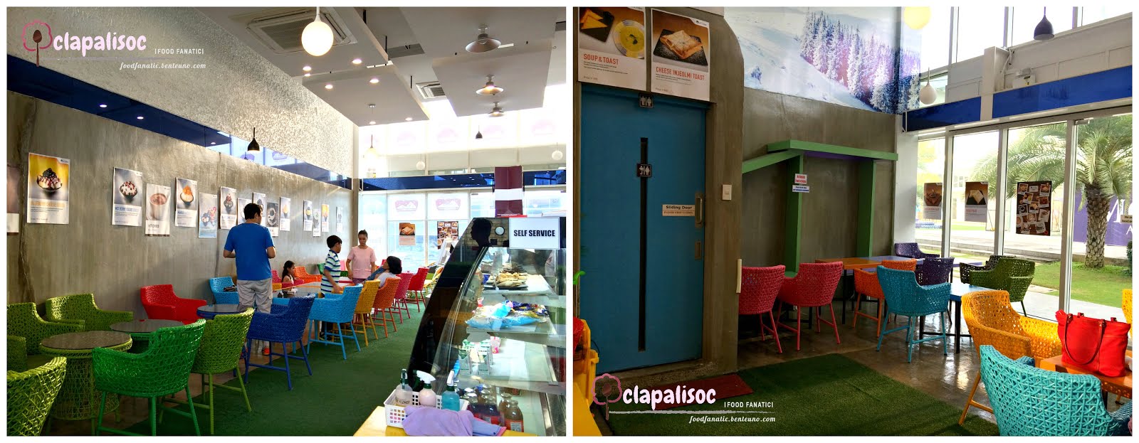 Ice Flower Snow Falling Korean Dessert Cafe Bingsu Place in the South