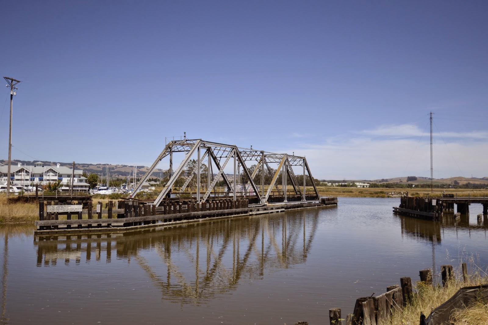 Bridge of the Week Sonoma County, California Bridges NWP Haystack Landing Bridge across the