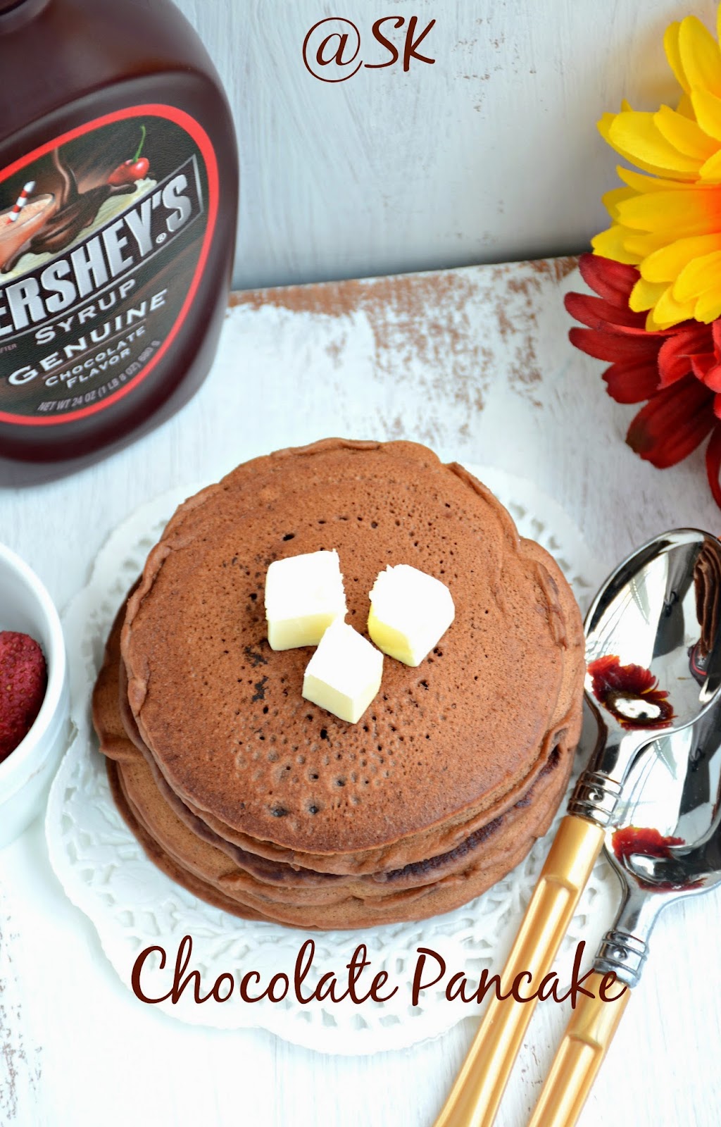 Savitha's Kitchen 123 Pancake Eggless Chocolate Pancake