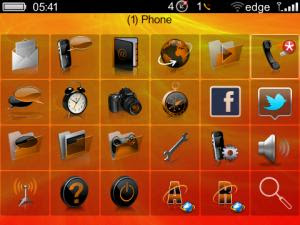 Hex theme for BlackBerry - Free Just for Today