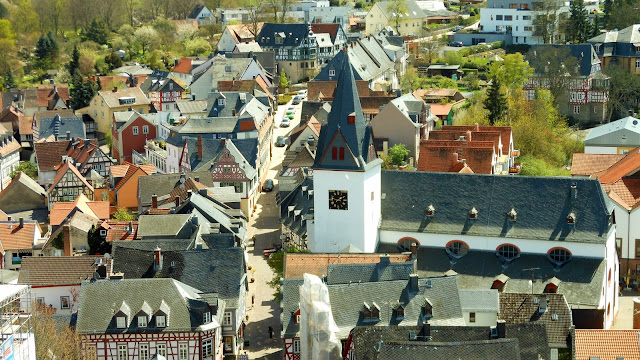 View of the town of Idstein from the Hexenturm