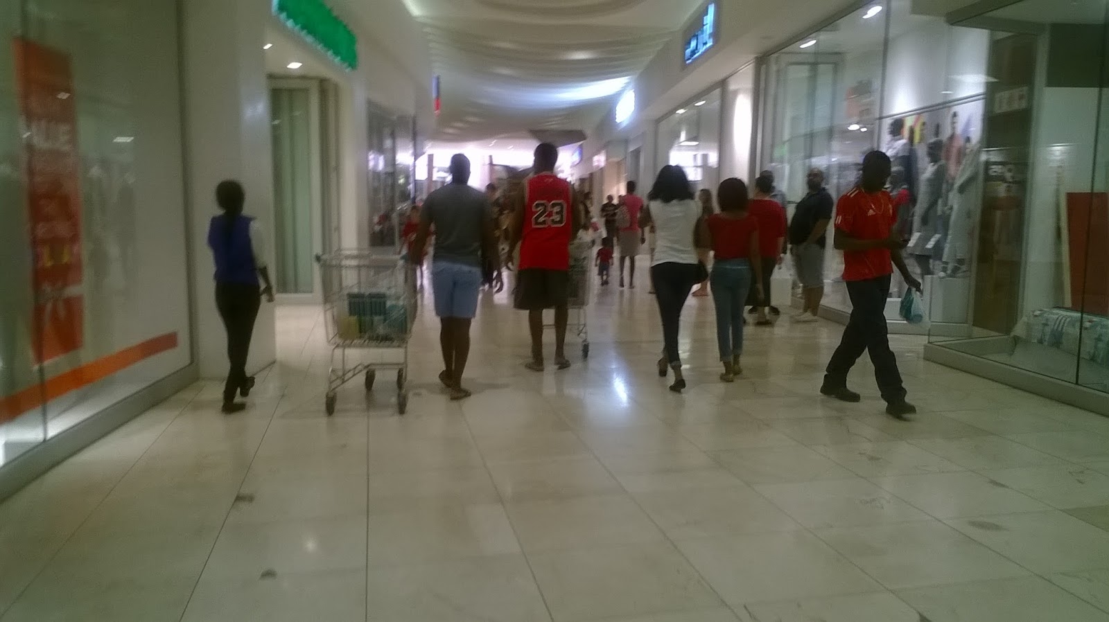 The Namibian Chain shops are open for business, polling stations are empty