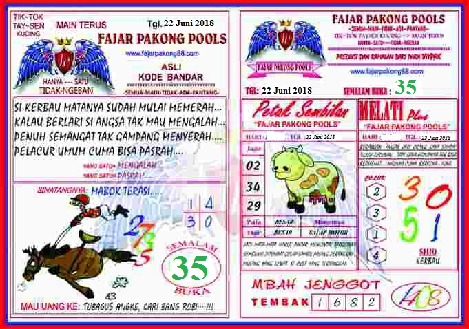 Kode Syair Fajar Pakong 23 Juni 2018 Kode Dunia Pakong