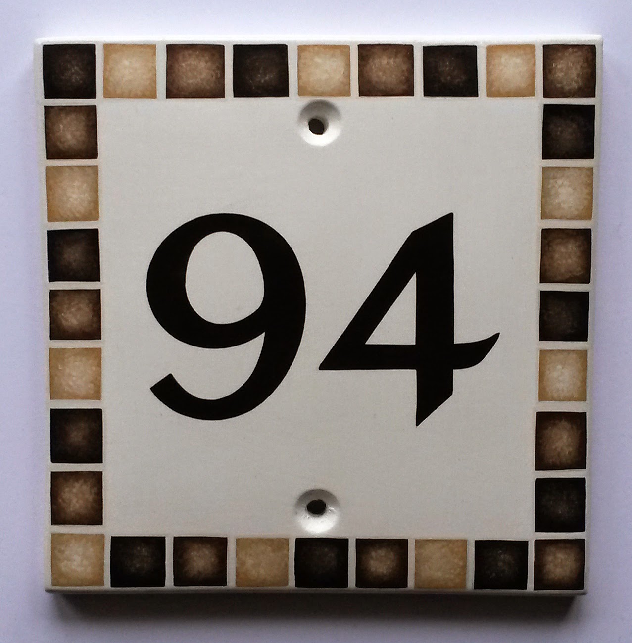 Hand Painted House Signs by Ceramic Art Traditional House Signs and