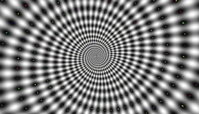 Black-White 3D Optical Illusion picture collection 2012