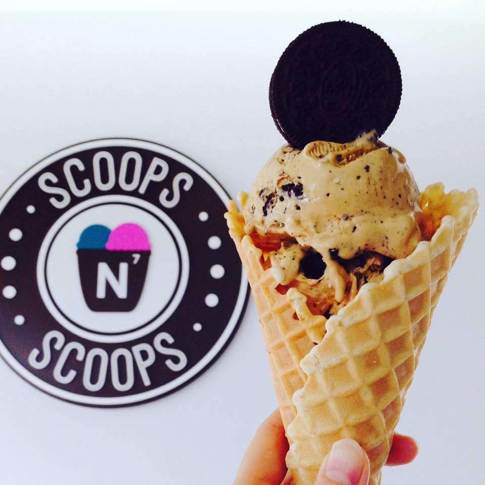 FIRST 100 PEOPLE WIN FREE ICE CREAM FOR 1 YEAR ON OCT. 17 SCOOPS N