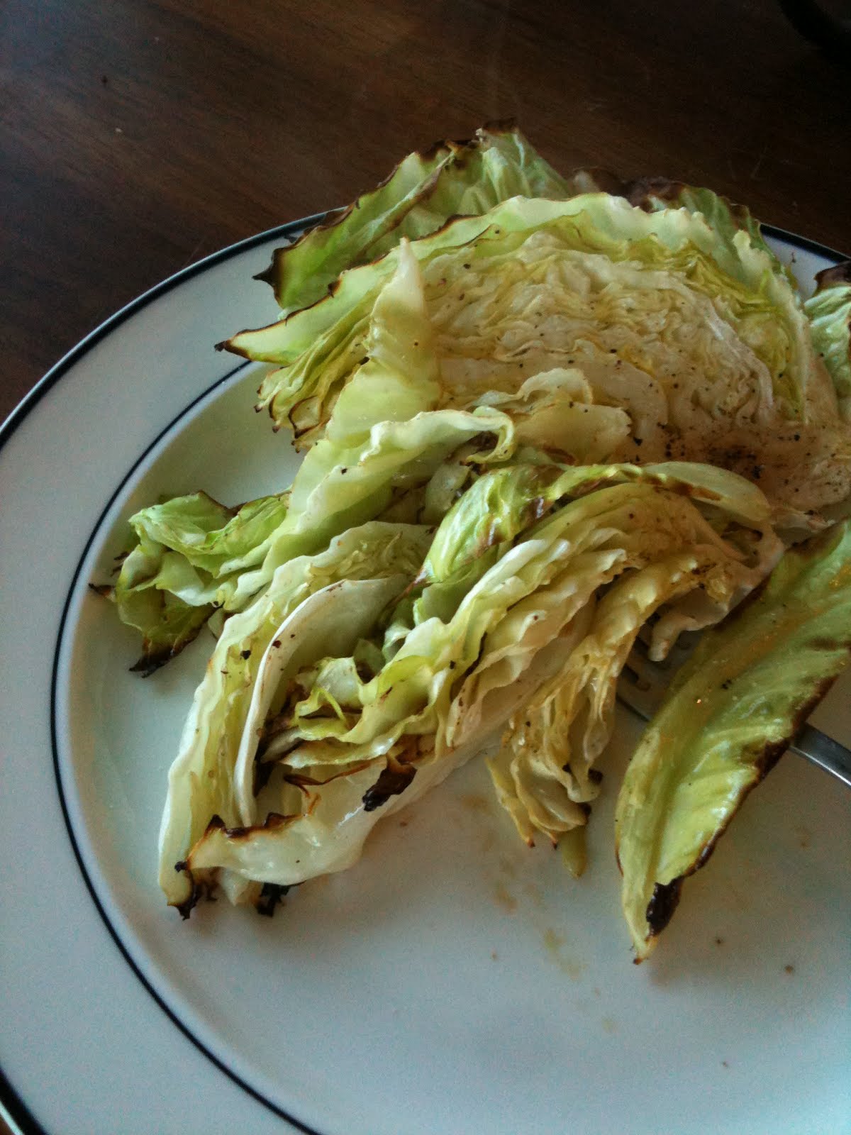 Salted Spoon Charred Cabbage and Midnight Snacks