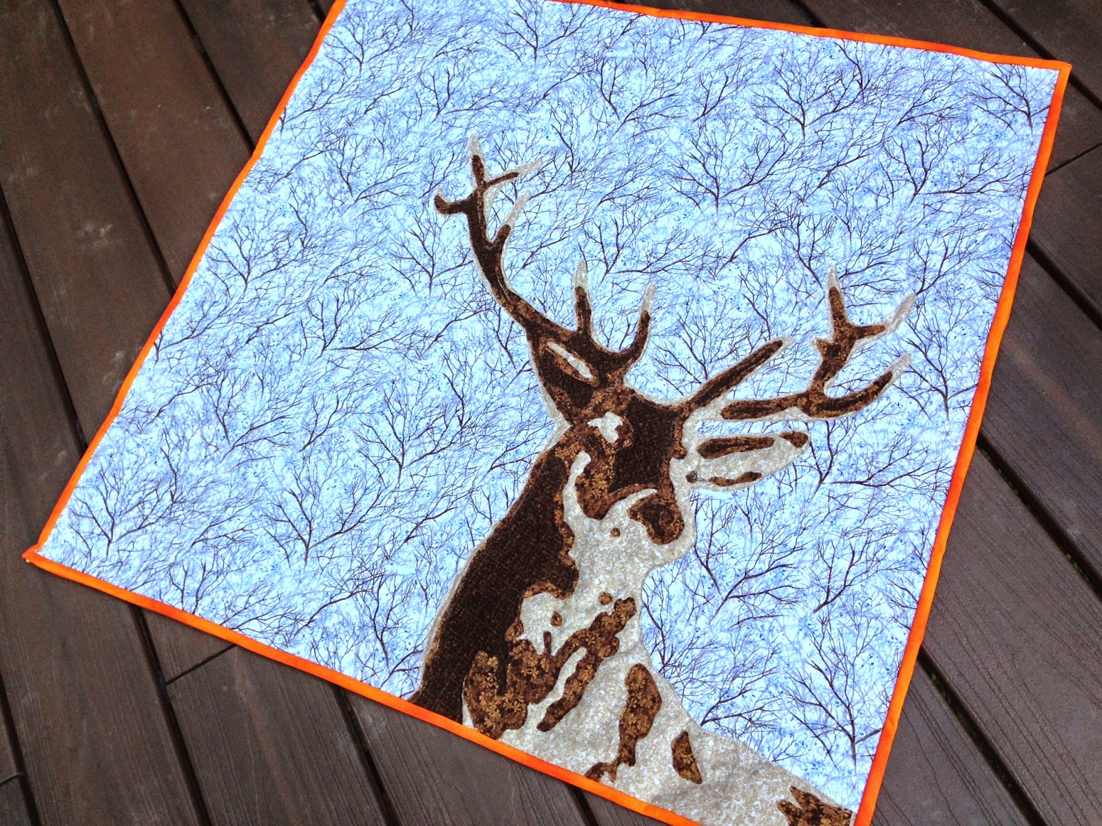 Sarcastic Quilter Deer Quilt a Luke Haynes pattern