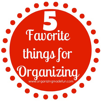 5 favorite things for organizing