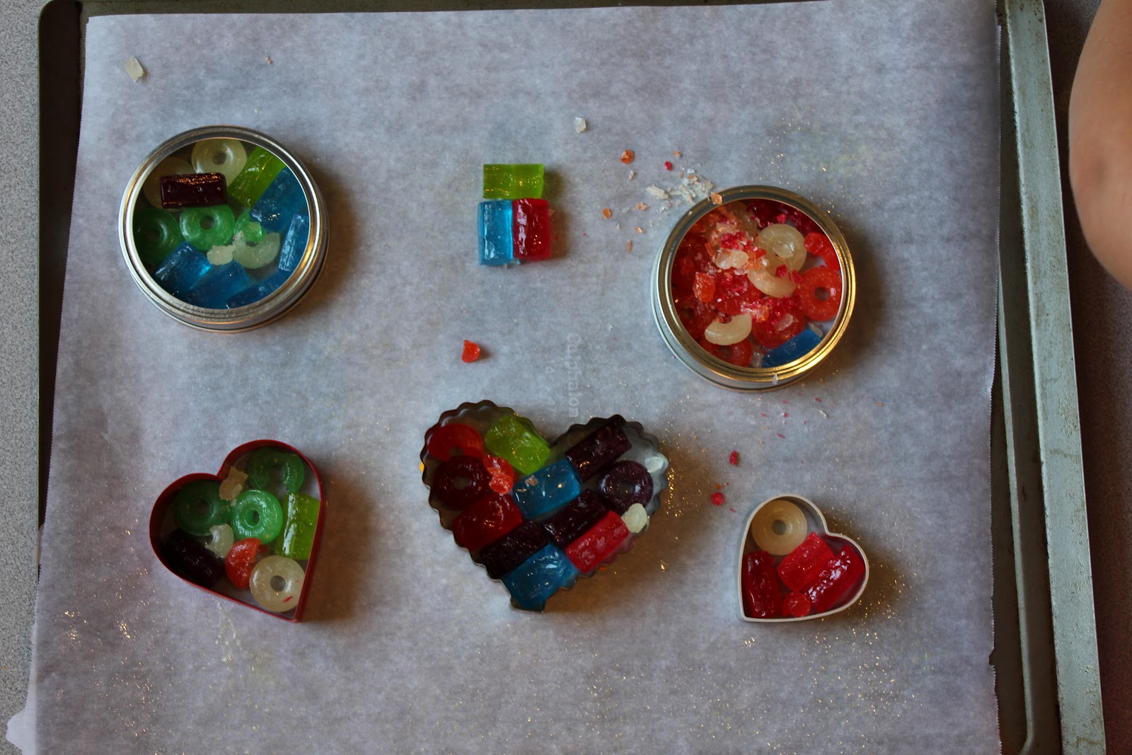 stained glass window candy