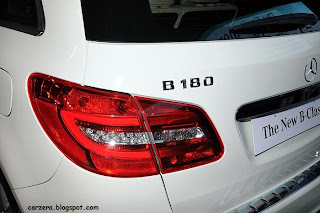 Mercedes B-class launched at Rs 21.49L rear view