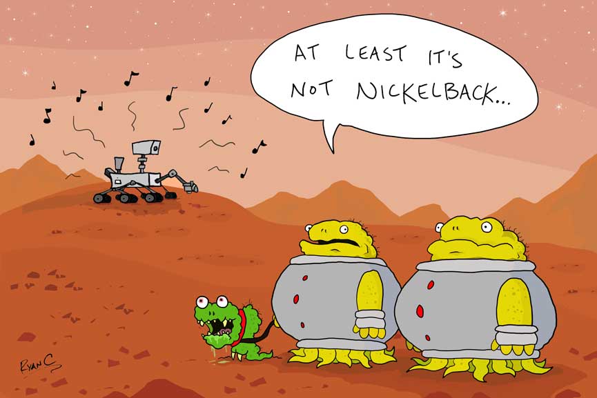 Mars In Cartoon