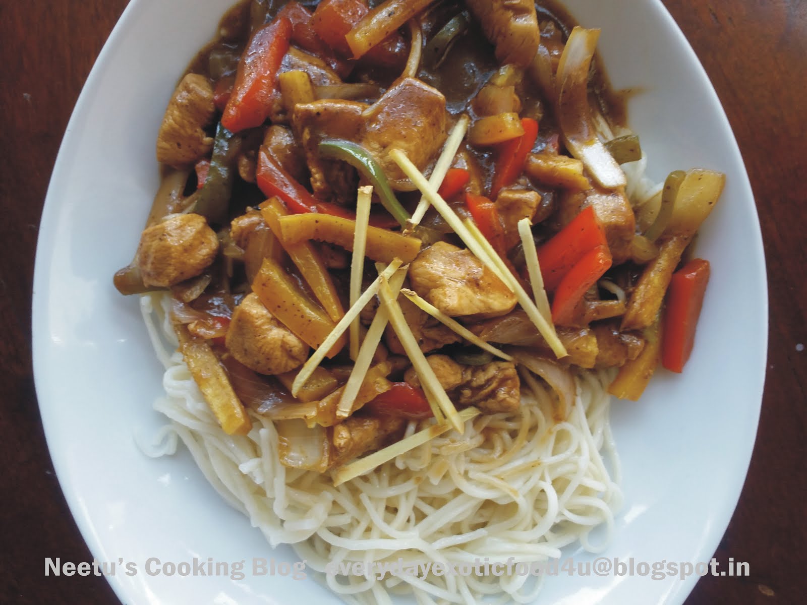 Chicken in Black Bean Sauce