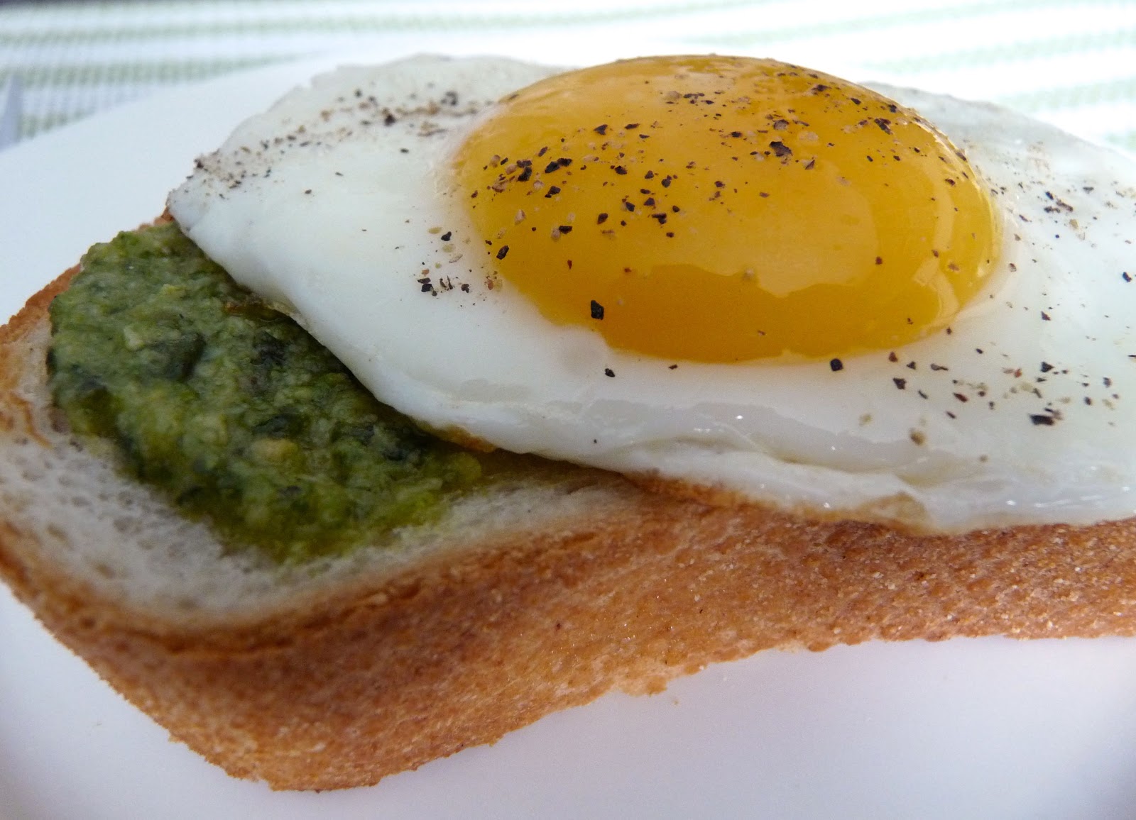 Pesto & Eggs on Toast