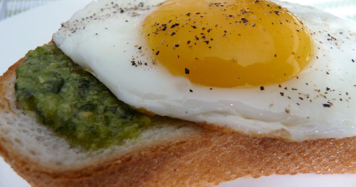 Pesto & Eggs on Toast