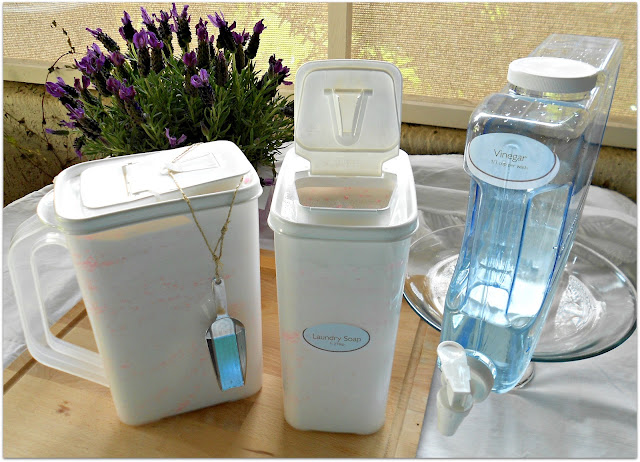 laundry detergent diy fabric softener containers storage glass homemade ready