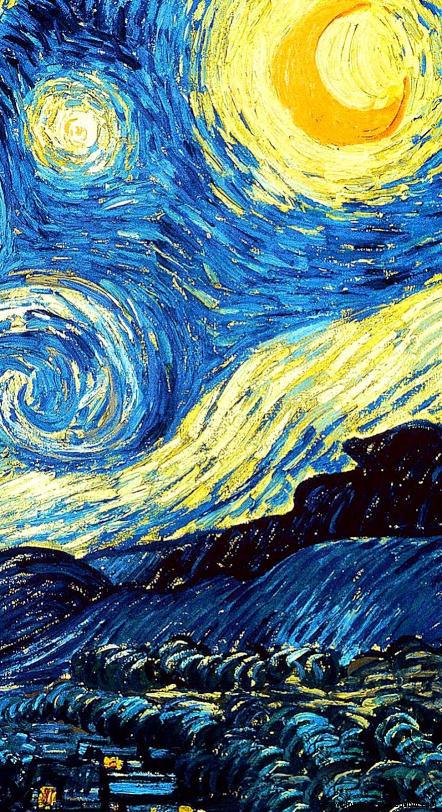 Starry Night iPhone 5 Wallpapers   Wallpaper Zone