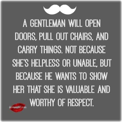 Learn To Be A Gentleman
